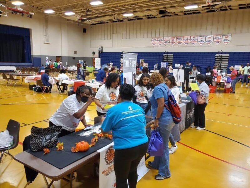 DDI and HENP Health Fair with Med Students Volunteering